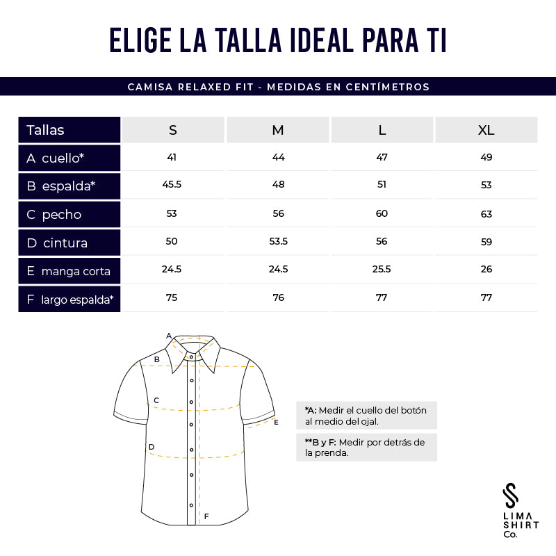 Guía de tallas