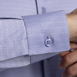 Camisa Slim Fit Milano Stretch Azulino