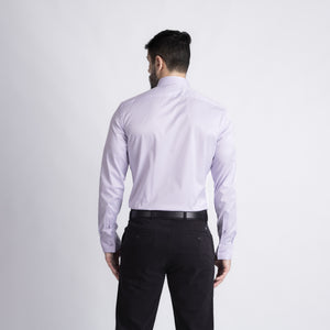 Camisa Slim Fit Milano Stretch Lila
