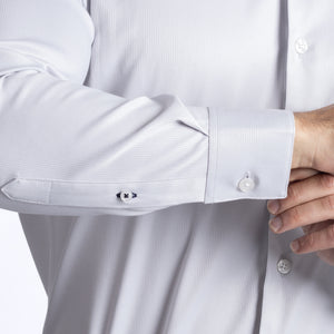 Camisa Slim Fit Milano Stretch Plomo