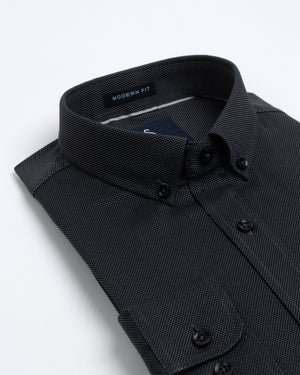 Camisa Modern Fit Tomas Gris Oscuro