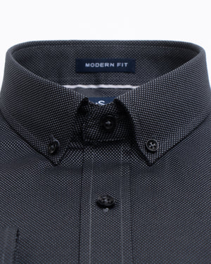 Camisa Modern Fit Tomas Gris Oscuro