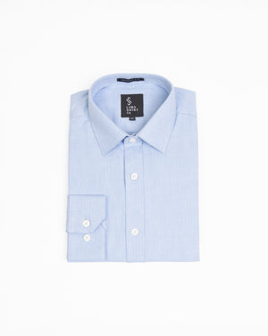 Camisa Manga Larga Modern Fit Veneto Celeste
