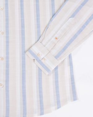 Camisa Viena Manga Larga Neru Beige