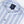 Camisa Viena Manga Larga Neru Celeste Blanco