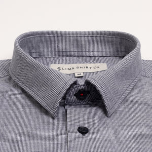 Camisa Relaxed Fit Vichí Lino Azul