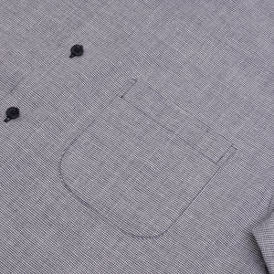 Camisa Relaxed Fit Vichí Lino Azul