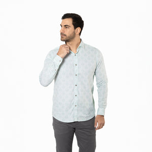 Camisa Slim Fit Atrani Celeste