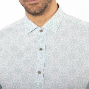 Camisa Slim Fit Atrani Celeste