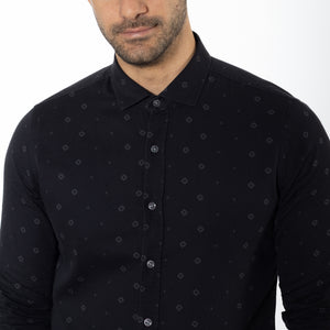 Camisa Slim Fit Atrani Negro
