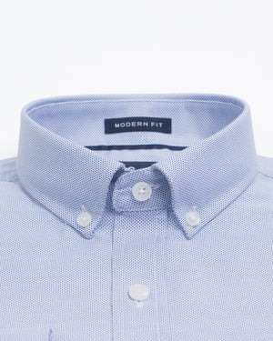 Camisa Modern Fit Tomas Azul Claro