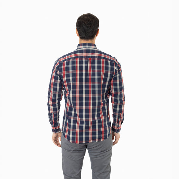 Camisa Modern Fit Fergus Azul Marino