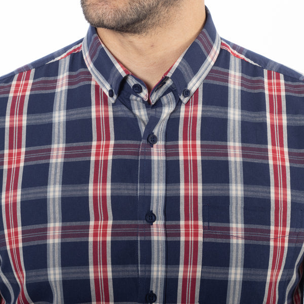 Camisa Modern Fit Fergus Azul Marino