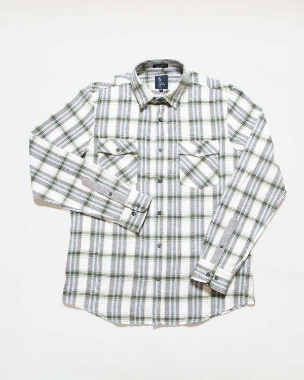 Camisa Flannel Villela Modern Fit Verde