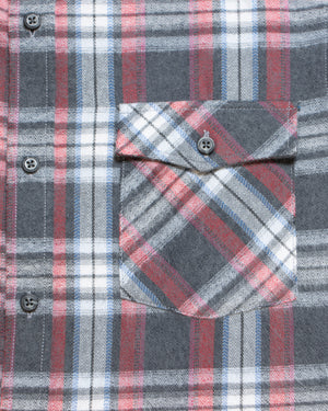 Camisa Flannel Villela Modern Fit Gris