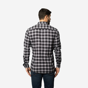 Camisa Flannel Classic Relaxed Fit Negro