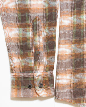 Camisa Flannel Villela Modern Fit Marrón