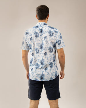 Camisa Relaxed Fit Florencia Acero