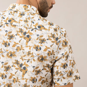 Camisa Relaxed Fit Florencia Mostaza