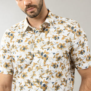 Camisa Relaxed Fit Florencia Mostaza