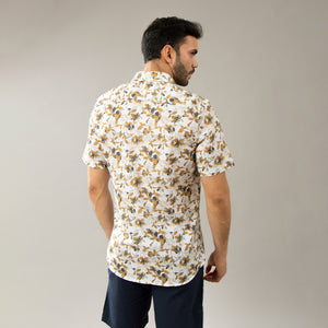 Camisa Relaxed Fit Florencia Mostaza