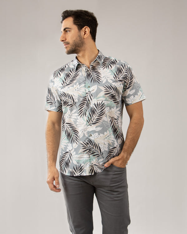 Camisa Relaxed Fit Florencia Plomo