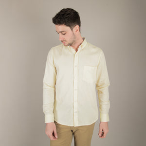 Camisa Lima Shirt Modern Fit Oxfordine Amarillo