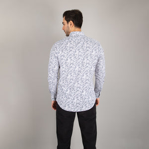 Camisa Lima Shirt Modern Fit Lorenz Royal White