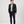 Saco Suede Gennaro Donatelli Slim Fit Negro