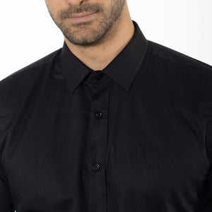 Camisa Modern Fit Skin Negro