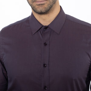 Camisa Modern Fit Skin Vino