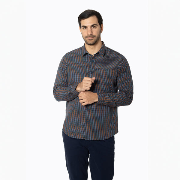 Camisa Modern Fit Vermont Azul