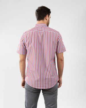 Camisa Manga Corta Vermont Rojo