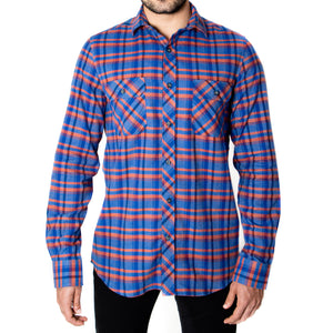 Camisa Lima Shirt Manga Larga Flannel Acero