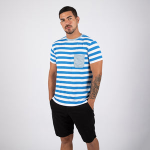 Polo Manga Corta Slim Fit Turquesa