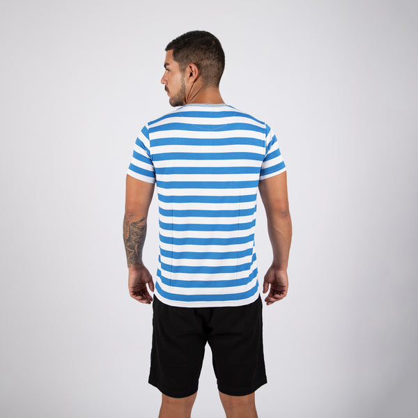 Polo Manga Corta Slim Fit Turquesa