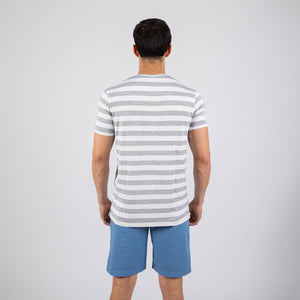 Polo Manga Corta Slim Fit Plomo