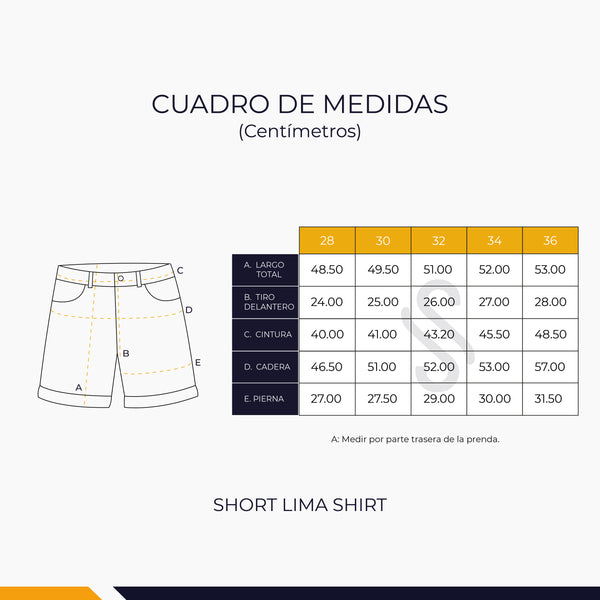 Short Lima Shirt Azul Acero